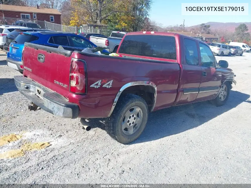 1GCEK19TX5E179015 2005 Chevrolet Silverado 1500 Ls