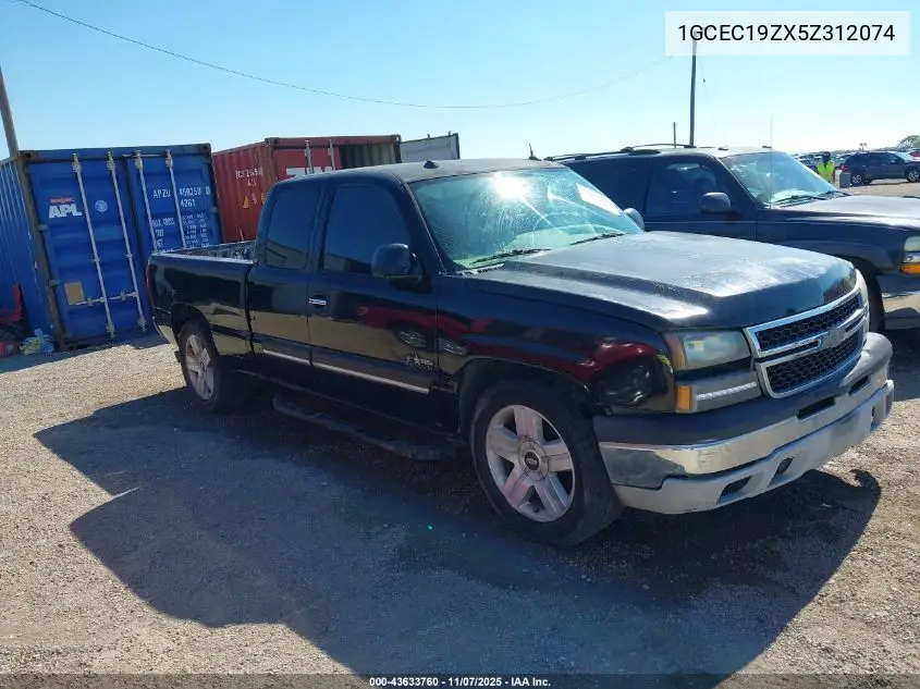 1GCEC19ZX5Z312074 2005 Chevrolet Silverado 1500 Ls