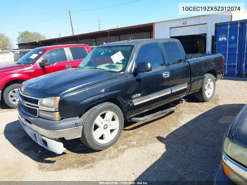 1GCEC19ZX5Z312074 2005 Chevrolet Silverado 1500 Ls
