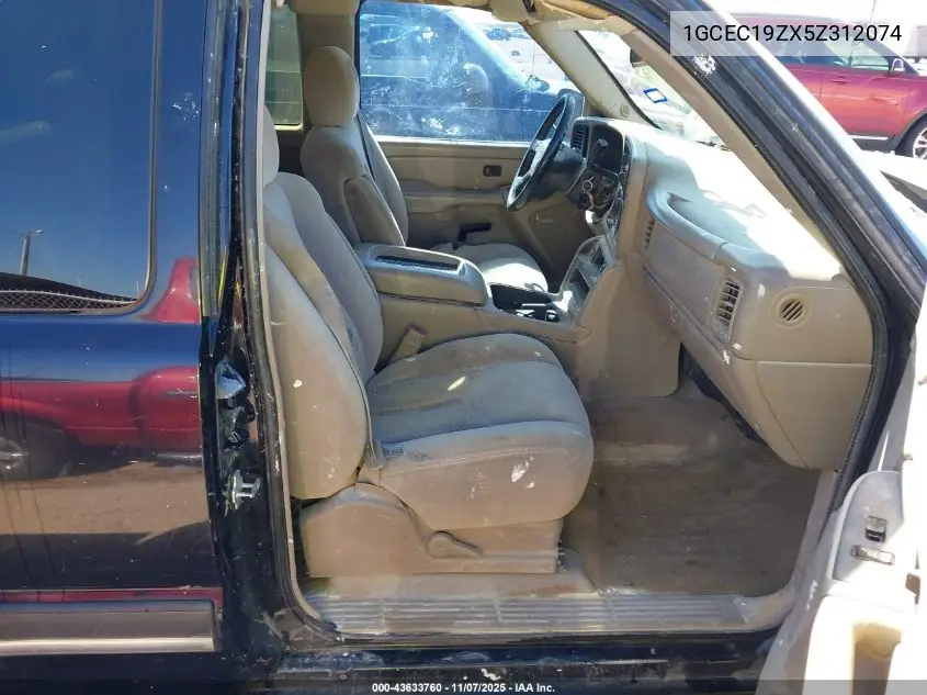 1GCEC19ZX5Z312074 2005 Chevrolet Silverado 1500 Ls