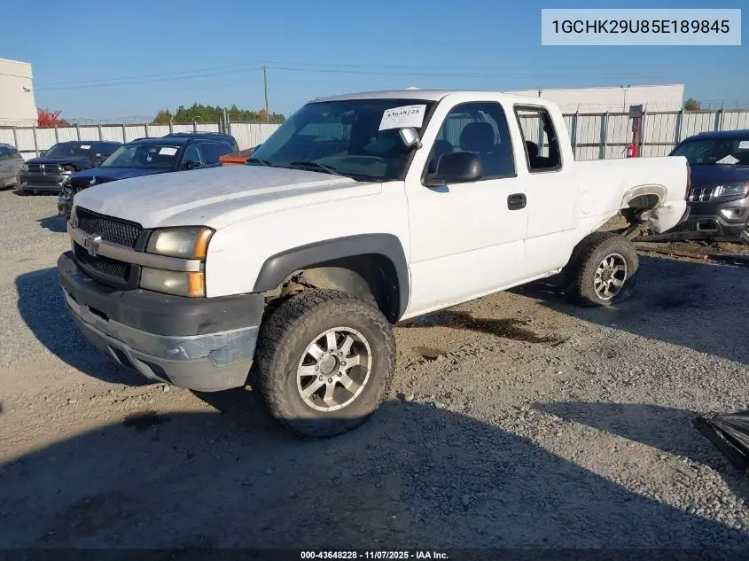 1GCHK29U85E189845 2005 Chevrolet Silverado 2500Hd Work Truck