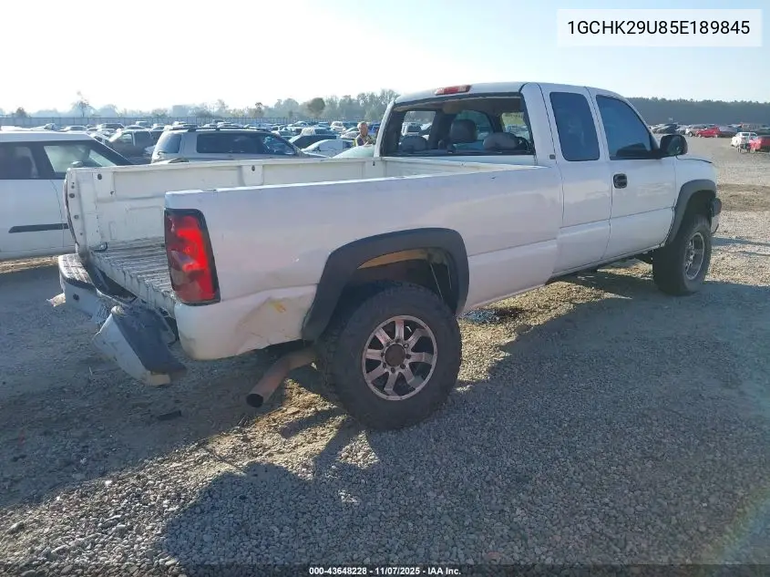 1GCHK29U85E189845 2005 Chevrolet Silverado 2500Hd Work Truck