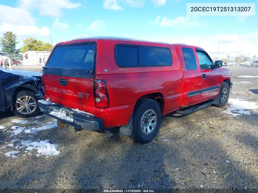 2GCEC19T251313207 2005 Chevrolet Silverado 1500
