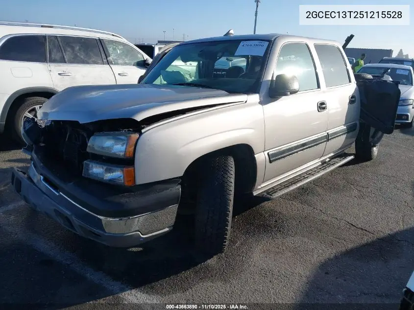 2GCEC13T251215528 2005 Chevrolet Silverado 1500 Ls