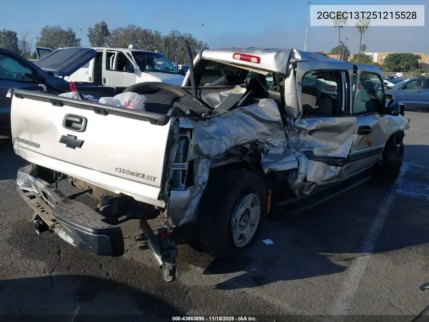 2GCEC13T251215528 2005 Chevrolet Silverado 1500 Ls