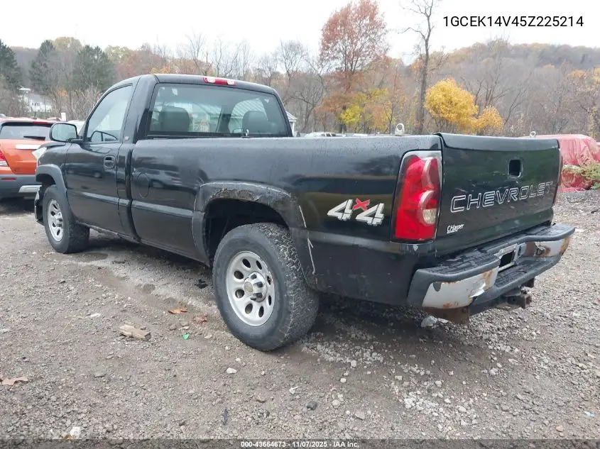 1GCEK14V45Z225214 2005 Chevrolet Silverado 1500 Work Truck