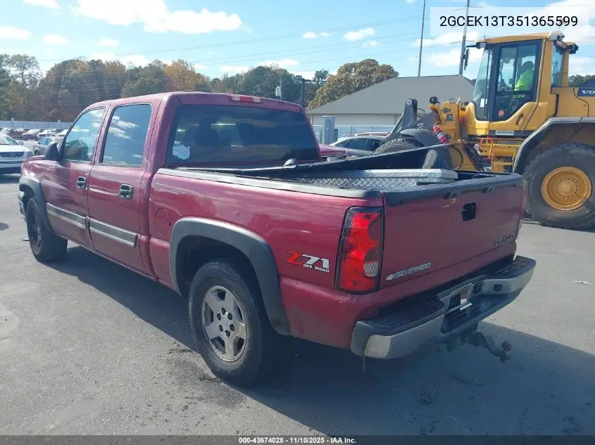 2GCEK13T351365599 2005 Chevrolet Silverado 1500 Z71