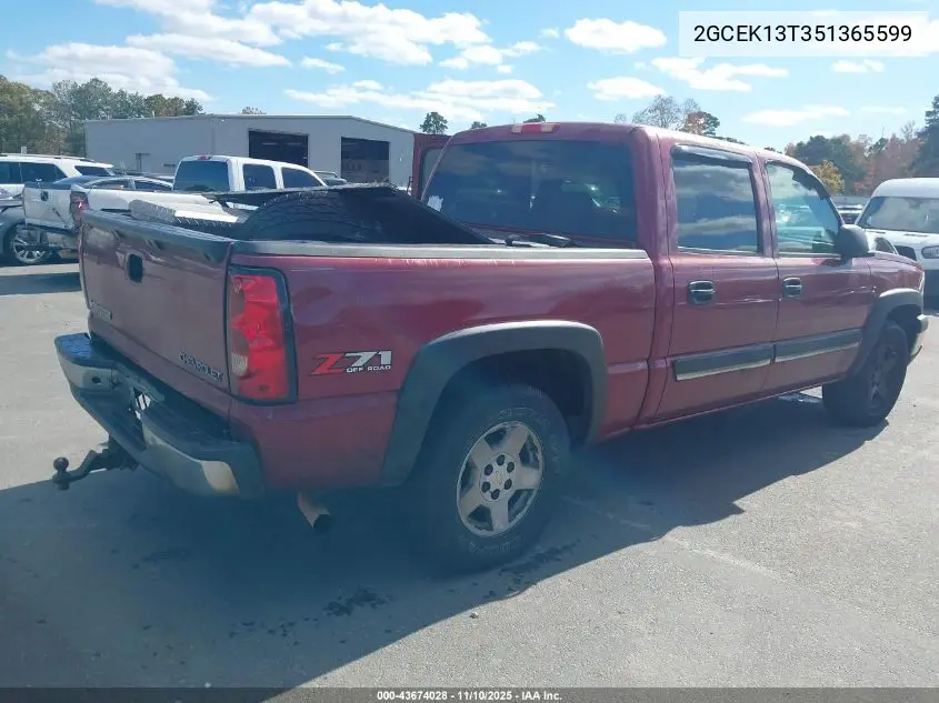 2GCEK13T351365599 2005 Chevrolet Silverado 1500 Z71