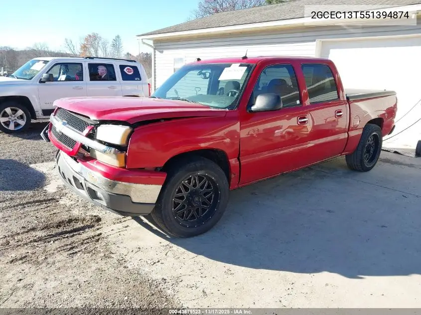 2GCEC13T551394874 2005 Chevrolet Silverado 1500 Ls