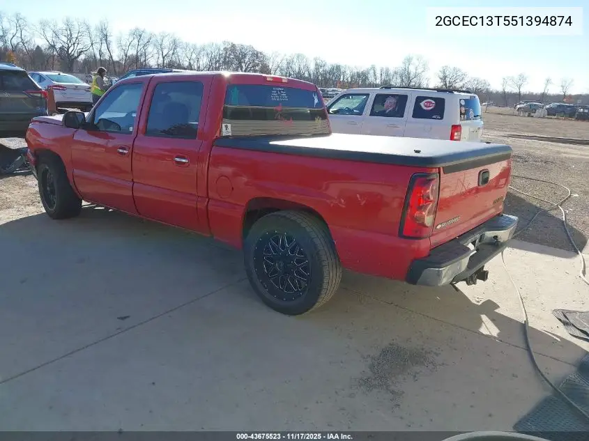 2GCEC13T551394874 2005 Chevrolet Silverado 1500 Ls