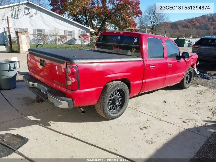 2GCEC13T551394874 2005 Chevrolet Silverado 1500 Ls