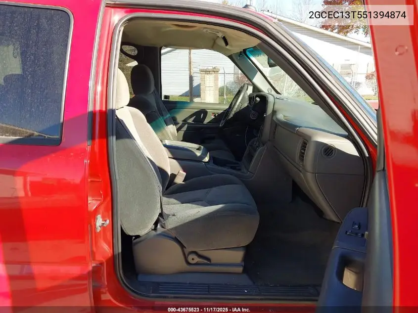 2GCEC13T551394874 2005 Chevrolet Silverado 1500 Ls