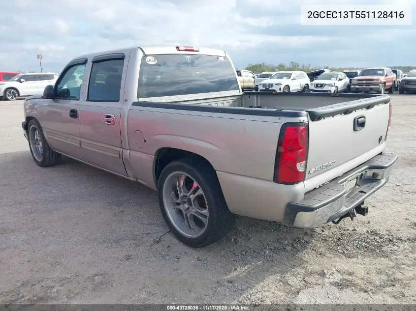 2GCEC13T551128416 2005 Chevrolet Silverado 1500 Ls