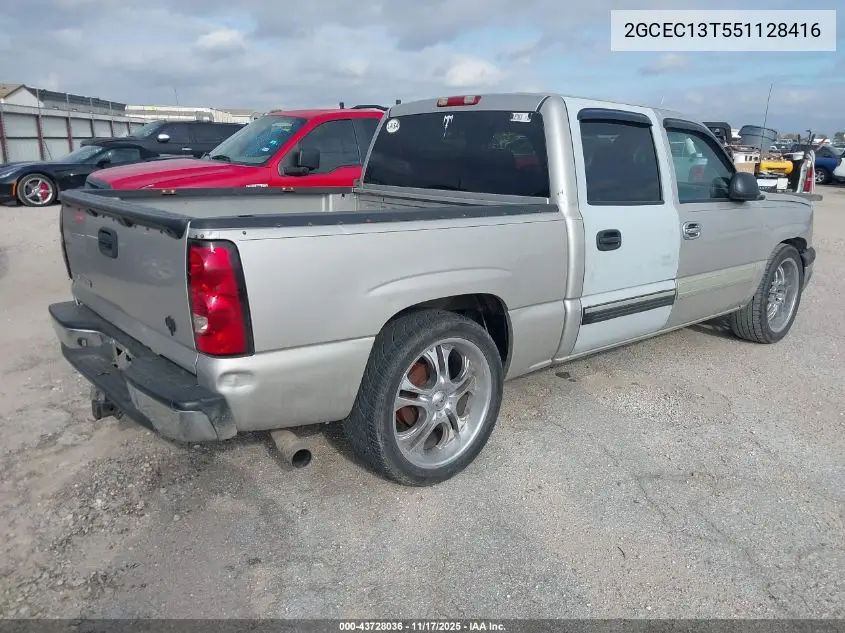 2GCEC13T551128416 2005 Chevrolet Silverado 1500 Ls