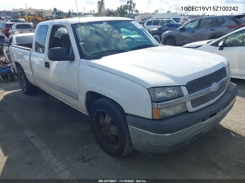 1GCEC19V15Z100242 2005 Chevrolet Silverado 1500 Ls