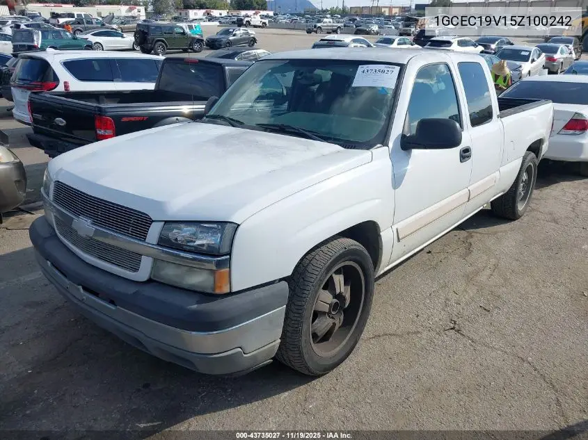 1GCEC19V15Z100242 2005 Chevrolet Silverado 1500 Ls