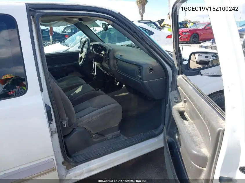 1GCEC19V15Z100242 2005 Chevrolet Silverado 1500 Ls