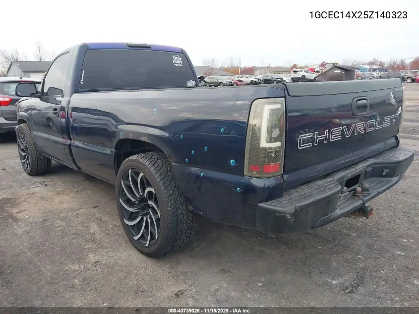 1GCEC14X25Z140323 2005 Chevrolet Silverado 1500 Work Truck