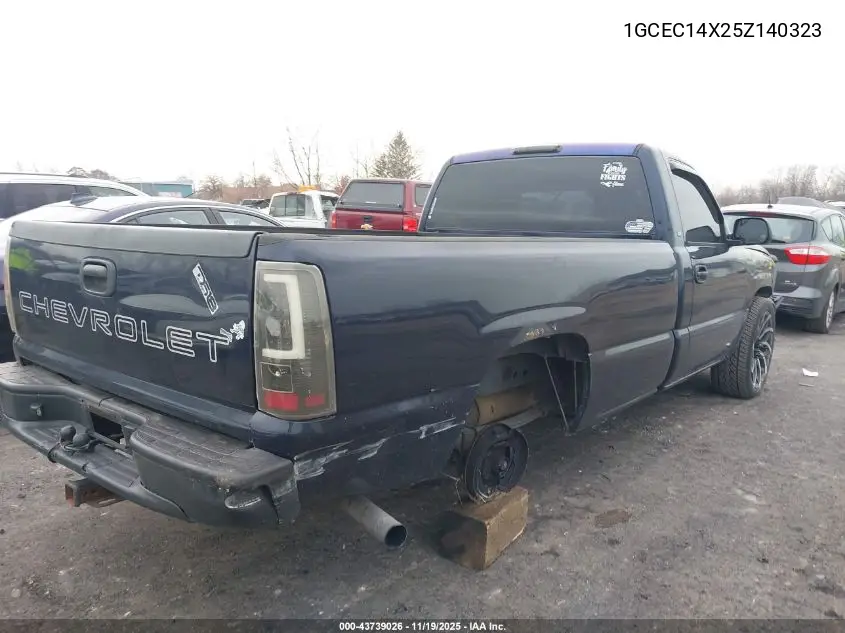 1GCEC14X25Z140323 2005 Chevrolet Silverado 1500 Work Truck