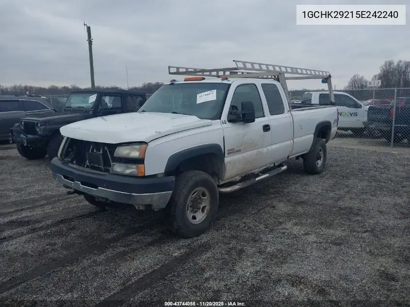 1GCHK29215E242240 2005 Chevrolet Silverado 2500Hd Work Truck