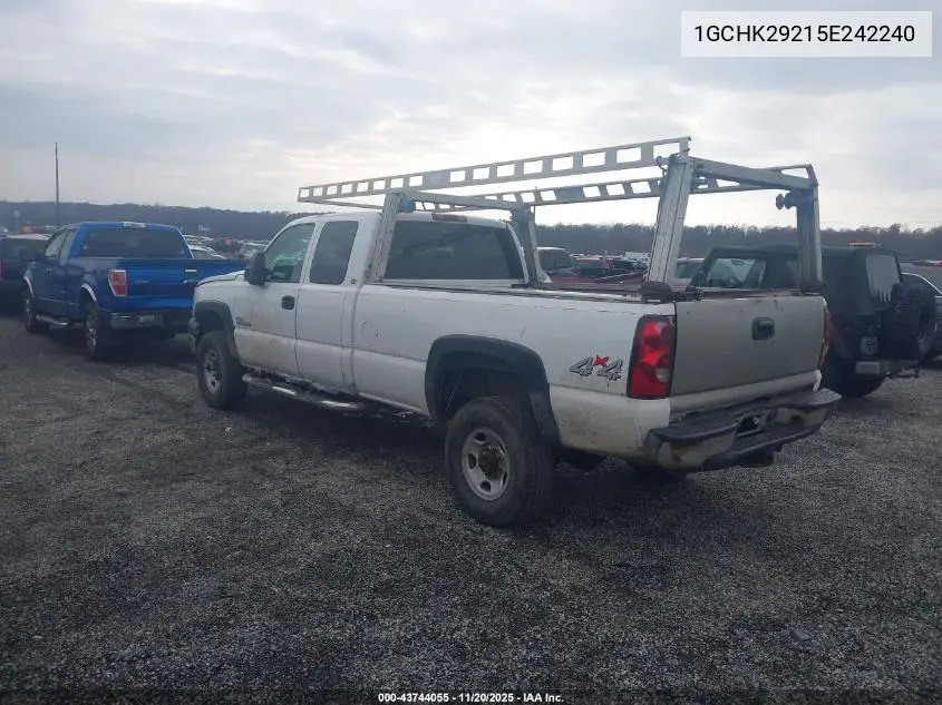 1GCHK29215E242240 2005 Chevrolet Silverado 2500Hd Work Truck