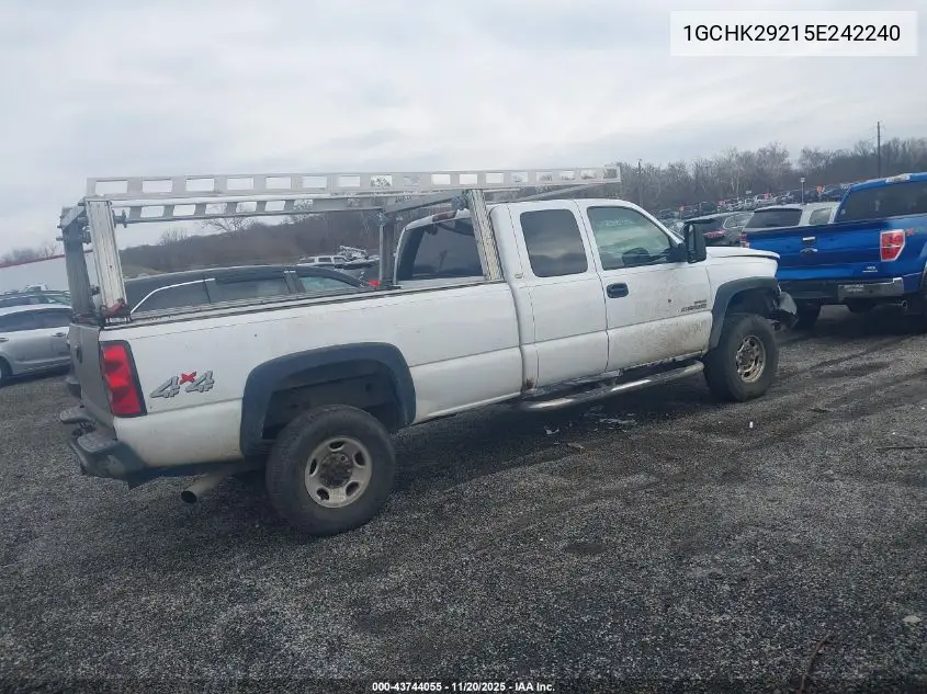 1GCHK29215E242240 2005 Chevrolet Silverado 2500Hd Work Truck