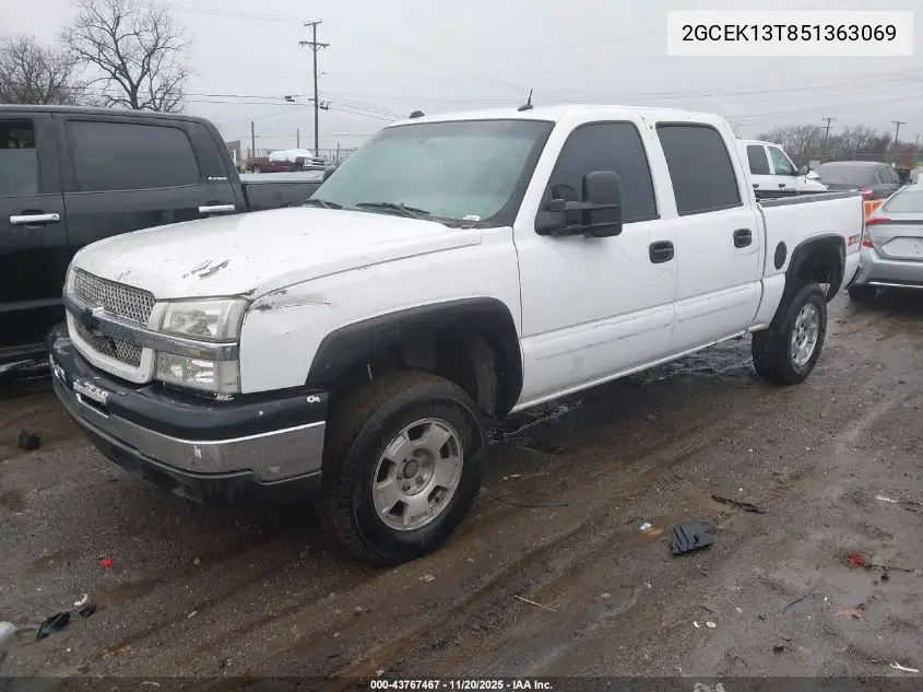 2GCEK13T851363069 2005 Chevrolet Silverado 1500 Z71