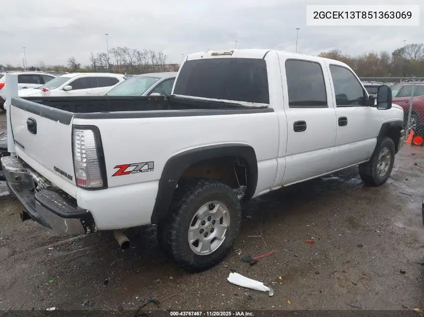2GCEK13T851363069 2005 Chevrolet Silverado 1500 Z71