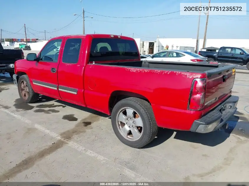 2GCEC19T751235572 2005 Chevrolet Silverado 1500 Ls