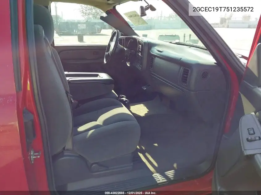 2GCEC19T751235572 2005 Chevrolet Silverado 1500 Ls