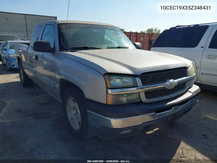 1GCEC19X35Z348431 2005 Chevrolet Silverado 1500 Ls