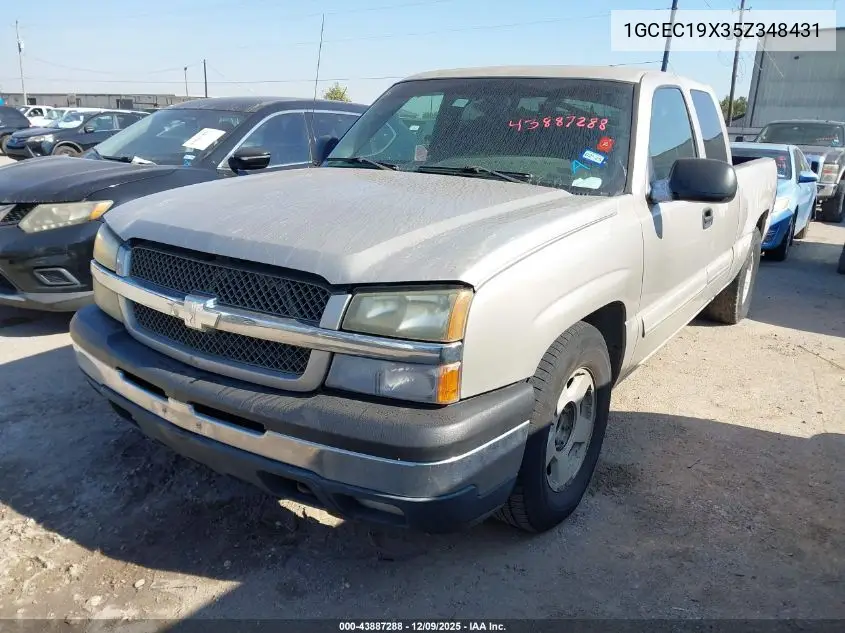 1GCEC19X35Z348431 2005 Chevrolet Silverado 1500 Ls