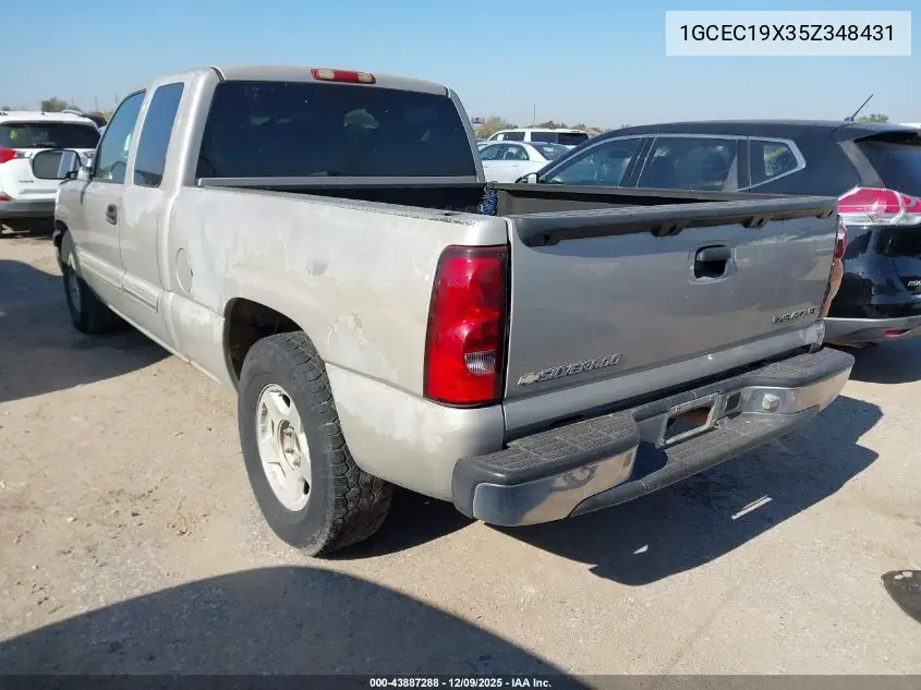 1GCEC19X35Z348431 2005 Chevrolet Silverado 1500 Ls