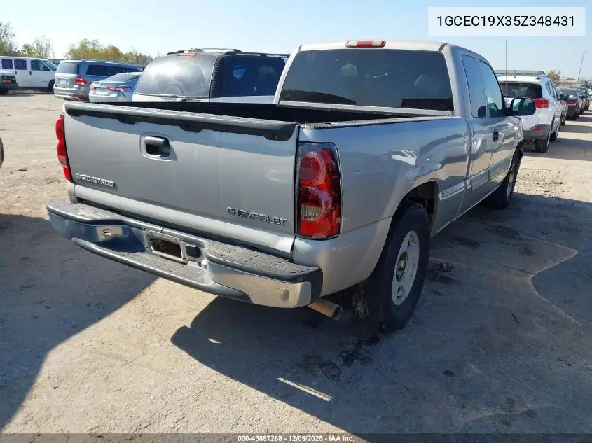 1GCEC19X35Z348431 2005 Chevrolet Silverado 1500 Ls