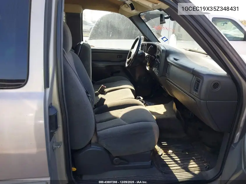 1GCEC19X35Z348431 2005 Chevrolet Silverado 1500 Ls