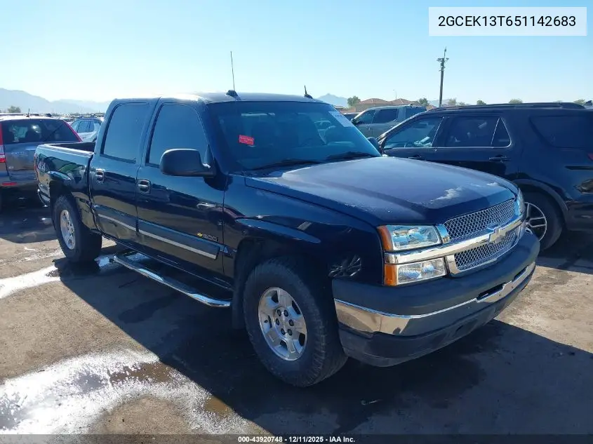 2GCEK13T651142683 2005 Chevrolet Silverado 1500 Ls
