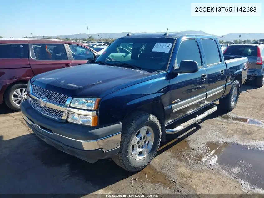2GCEK13T651142683 2005 Chevrolet Silverado 1500 Ls