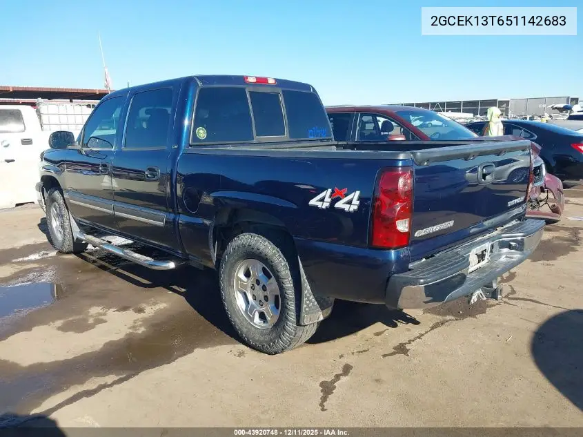 2GCEK13T651142683 2005 Chevrolet Silverado 1500 Ls