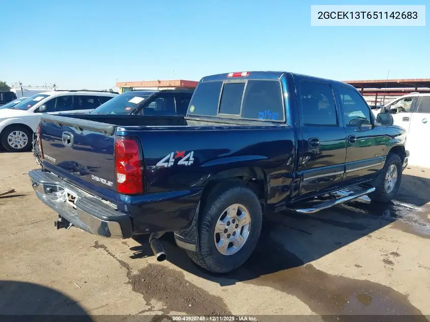2GCEK13T651142683 2005 Chevrolet Silverado 1500 Ls