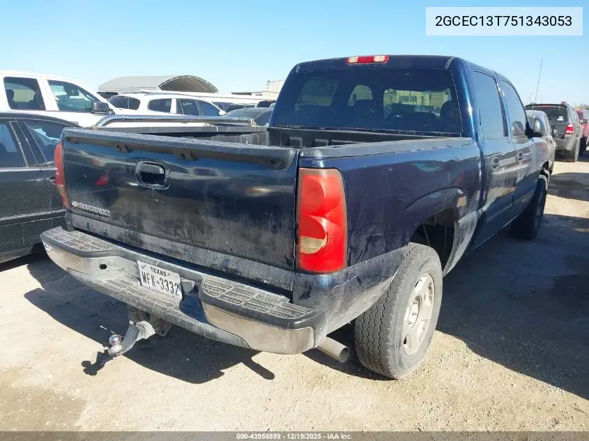 2GCEC13T751343053 2005 Chevrolet Silverado 1500 Ls