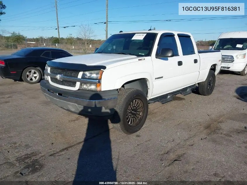 1GCGC13U95F816381 2005 Chevrolet Silverado 1500Hd Ls