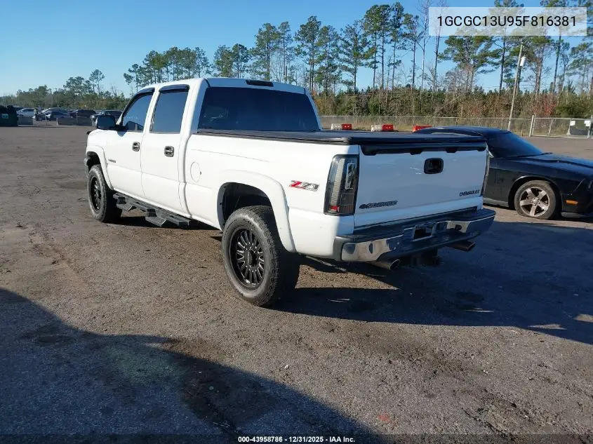 1GCGC13U95F816381 2005 Chevrolet Silverado 1500Hd Ls
