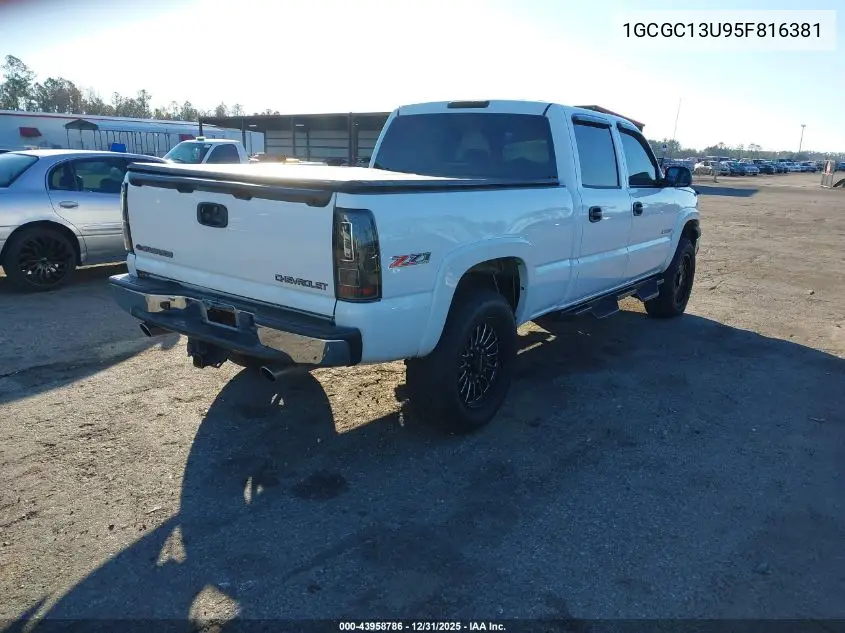 1GCGC13U95F816381 2005 Chevrolet Silverado 1500Hd Ls