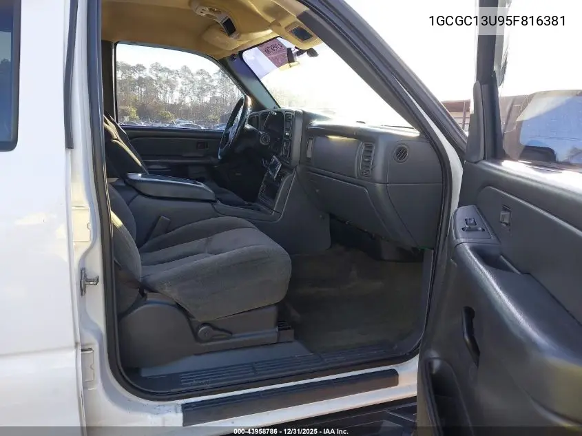1GCGC13U95F816381 2005 Chevrolet Silverado 1500Hd Ls