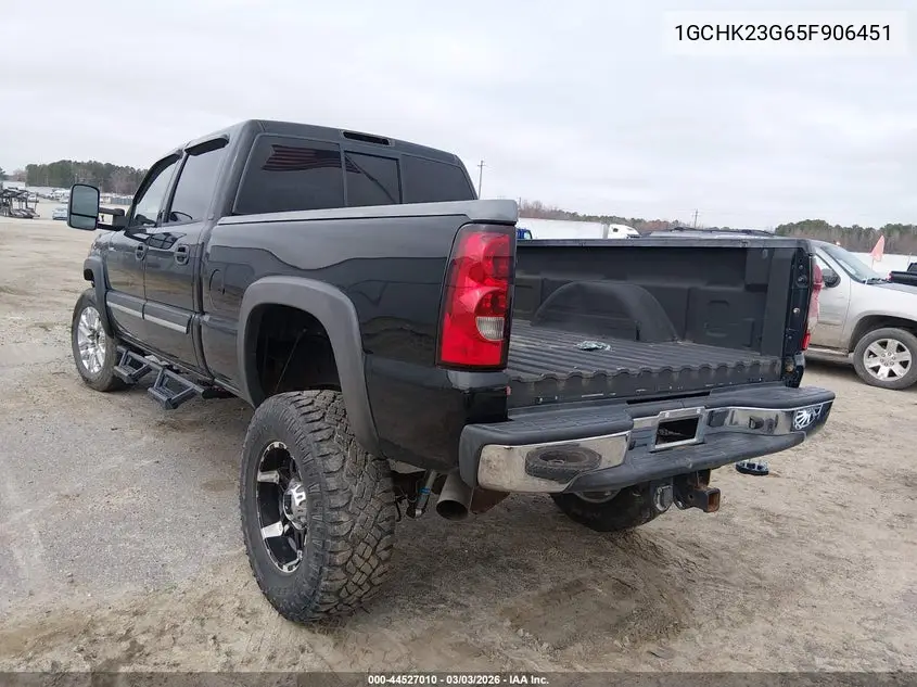 1GCHK23G65F906451 2005 Chevrolet Silverado 2500Hd Lt