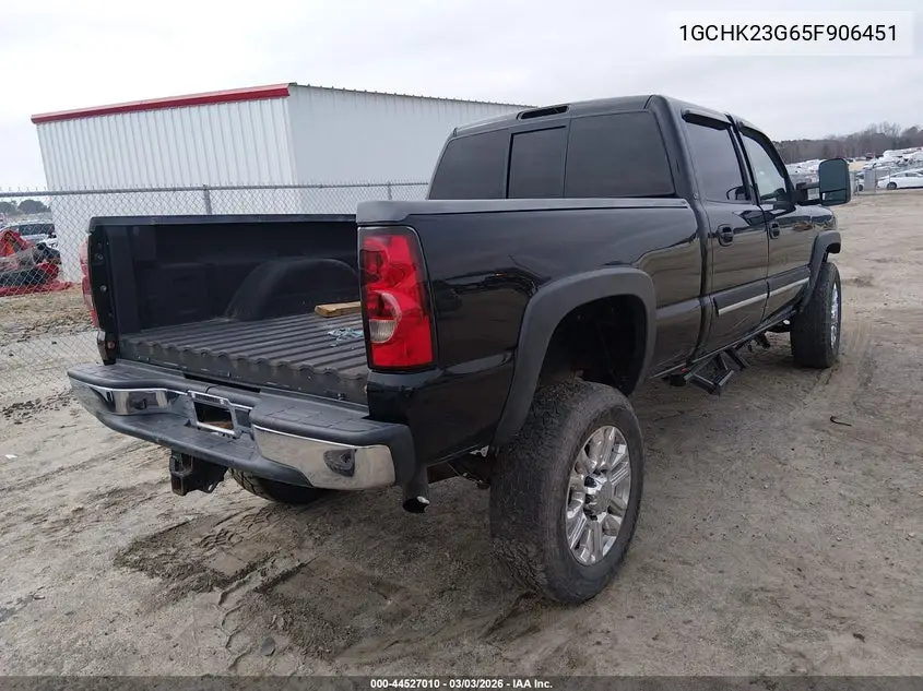 1GCHK23G65F906451 2005 Chevrolet Silverado 2500Hd Lt
