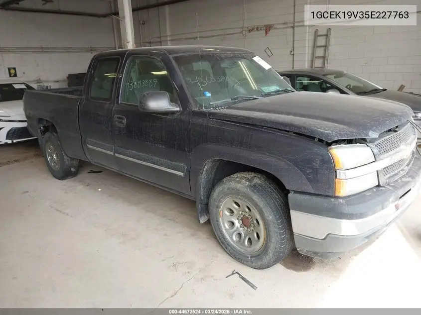 1GCEK19V35E227763 2005 Chevrolet Silverado 1500 Ls