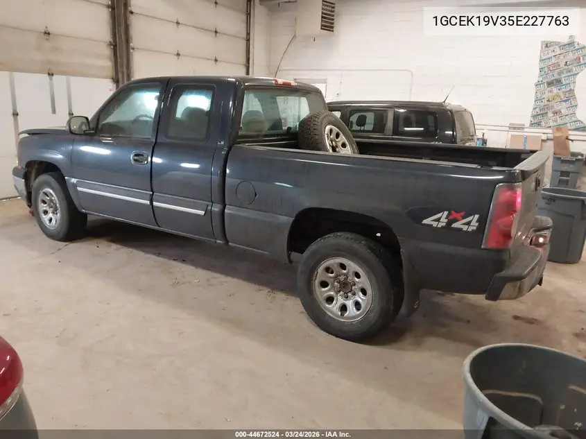 1GCEK19V35E227763 2005 Chevrolet Silverado 1500 Ls