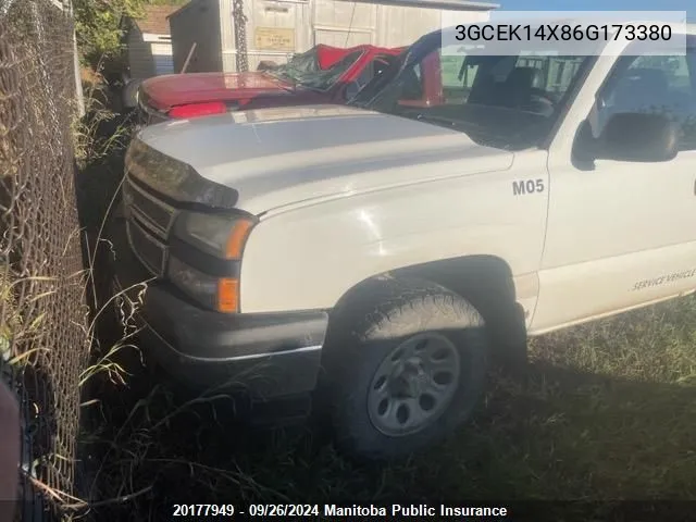 3GCEK14X86G173380 2006 Chevrolet Silverado 1500 Ls