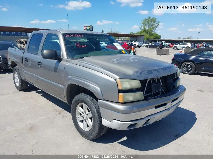 2GCEK13T361190143 2006 Chevrolet Silverado 1500 Lt2